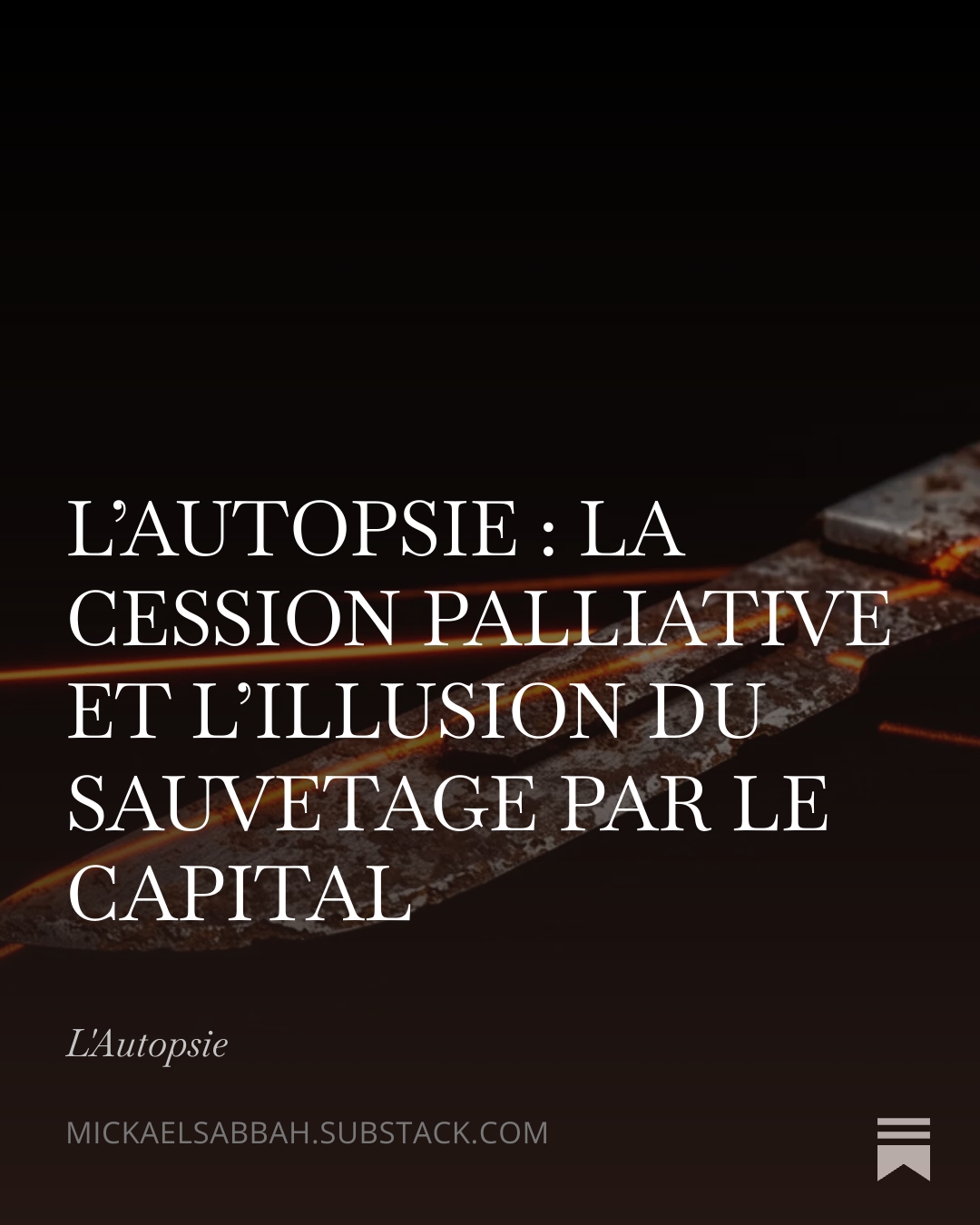 La Cession Palliative et l’Illusion du Sauvetage par le Capital