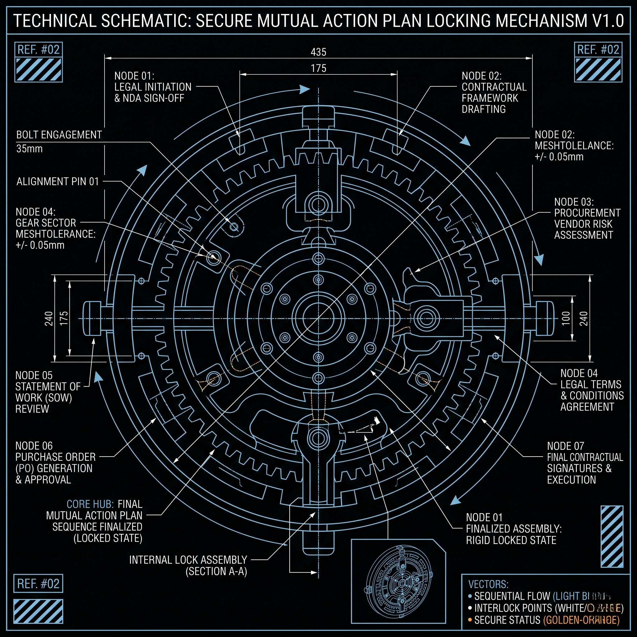 Secure Mutual Action Plan Locking Mechanism